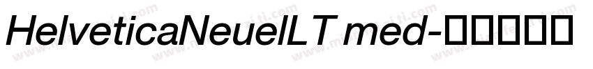 HelveticaNeuelLT med字体转换